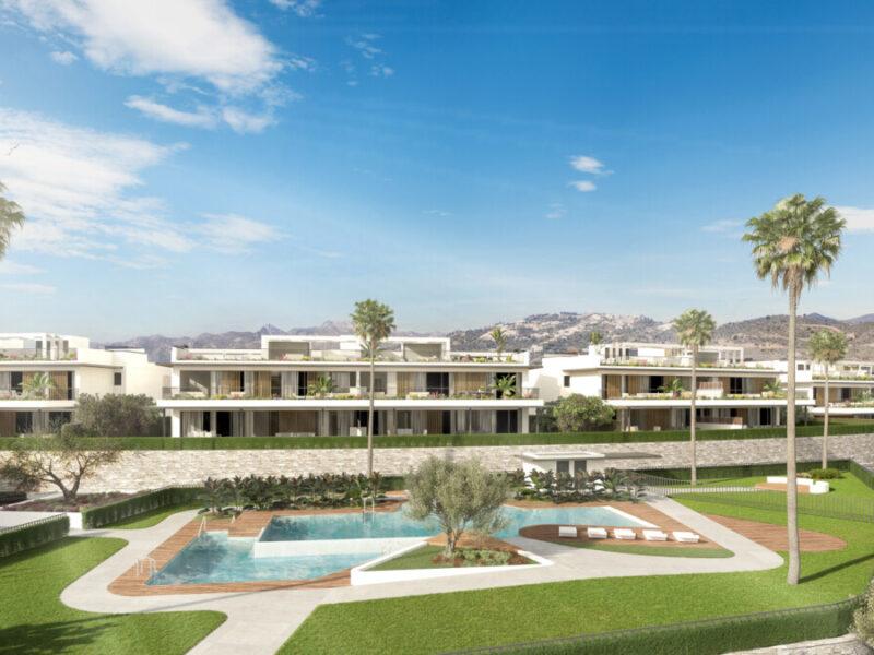 Modern Golfside Duplex Apartments with Private Pools in Marbella