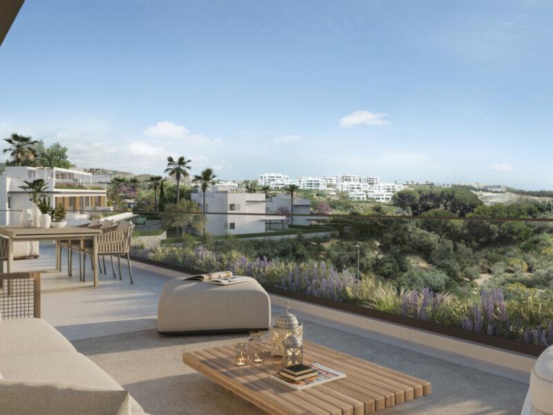 Modern Golfside Duplex Apartments with Private Pools in Marbella