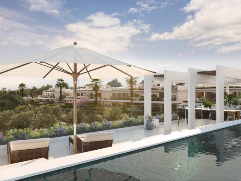 Modern Golfside Duplex Apartments with Private Pools in Marbella
