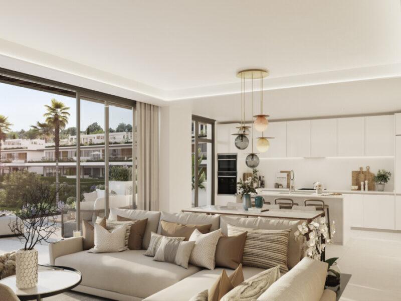 Modern Golfside Duplex Apartments with Private Pools in Marbella