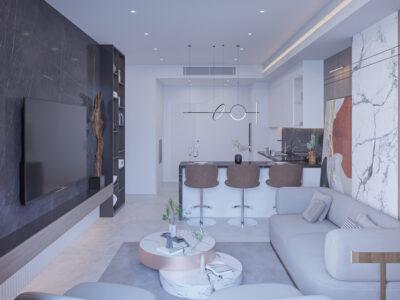Elegant Real Estate in a Prestigious Hotel Concept Project in İskele, North Cyprus
