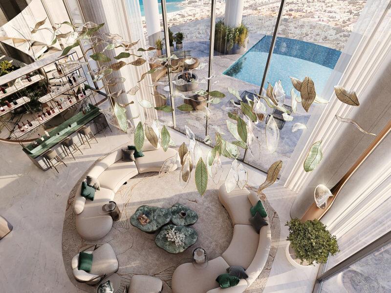 Burj Khalifa View Apartments with Private Pool in Al Safa, Dubai